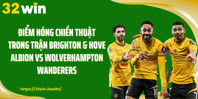 Điểm nóng chiến thuật trong trận Brighton & Hove Albion vs Wolverhampton Wanderers