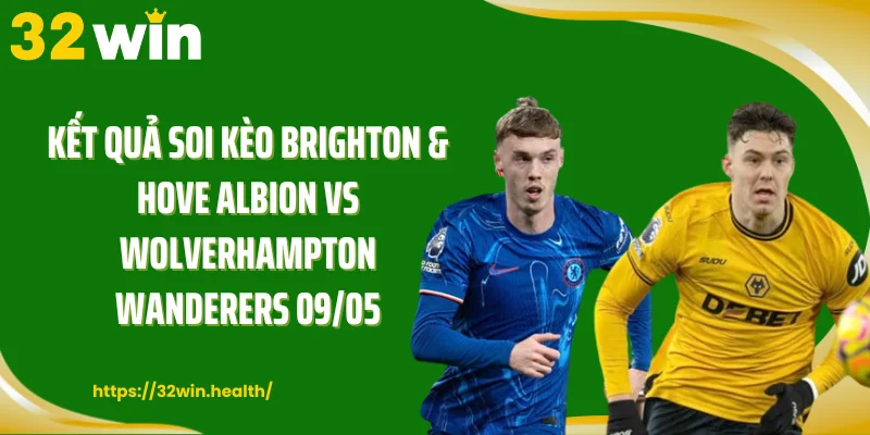Kết quả soi kèo Brighton & Hove Albion vs Wolverhampton Wanderers 09/05
